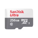 Atminties kortelė Ultra microSDXC SDSQUNR-256G-GN3MN 256 GB UHS-I Class 10 iki 100 MB/s su SD adapteriu (neįeina į komplektą) SanDisk