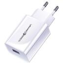 Usams Laadija T22 18W QC 3.0 USA001170, 18W, 3A, 1xUSB, 1xUSB-C, ABS, 100cm kaabel