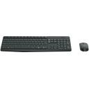 Logitech Juhtmevaba klaviatuur ja hiir MK235, 100 klahvi, 10 m juhtmevaba ulatus, 12 otseteed, hiire kaal 70.5 g, hiire aku AA