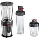 Bosch Kokteilių blenderis MMBM7G3M, 350 W, 0.6 L, stiklas, ledo smulkinimas, 2 greičiai, Tritan butelis 0.5 L