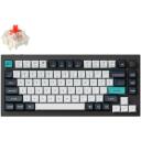 Keychron клавиатура Q1M-M1, RGB LED, 1000 Гц, 2.4 ГГц, Bluetooth 5.1, PBT клавиши, механические переключатели, черный