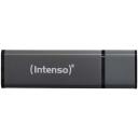Intenso USB atmintinė 3521451 4 GB, USB 2.0, Skaitymo greitis 28 MB/s, Ra&scaron;ymo greitis 6.5 MB/s, Aliuminis, Juoda