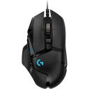 Logitech USB optinė pelė G502/910-005470, 25600 DPI, 11 mygtukų, RGB ap&scaron;vietimas, ergonomi&scaron;kas dizainas