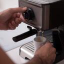 Black Decker Espresso kafijas automāts BXCO1200E ES9200010B, 1200 W, 1.2 L, 15 bāri, 2 tasītes, ar piena putotāju, ar zemējumu