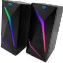 Media-Tech Игровые колонки 2.0 MT3172, 8 Вт, Bluetooth 5.0, RGB, 2 колонки, USB, Line-In, 180-20000 Гц