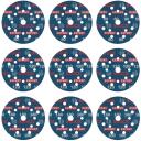 Bosch H&otilde;&otilde;rdumisplaat O780 2608902407, 125mm, 9 tk, 80, 120, 180, muu materjal