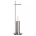 Toilet paper and toilet brush holder Satin stainless steel 154439500 TATAY