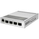 Mikrotik CRS305-1G-4S+IN управляемый коммутатор, 4 SFP+ порта, 1 RJ-45 Gigabit порт, 12-57 В, 18 Вт, PoE, -40-70 &deg;C