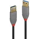 Lindy USB 3.2 Type A kabelis 36754 5m, 5Gbps, juodas/pilkas, USB A į A