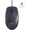 Logitech USB optiline hiir B100/910-003357, 800 DPI, 3 nuppu, 1.8m kaabel, ambidekstriline, must