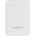 Intenso Power Bank 7313522 5000 mAh, Li-Poly, 1x USB-A, 1x USB-C, 2.1 A, baltas