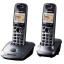 Panasonic KX-TG2512 DECT tālrunis, KX-TG2512, 1,4 collu, 50 numuri, 18h sarunu laiks, 170h gaidī&scaron;anas laiks, 2 klausules