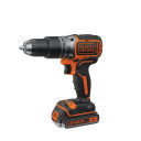 18V Brushless Hammer Drill, 2x 2.5Ah Battery, 1Amp Charger, Kitbox BL188E2K-QW BLACK DECKER