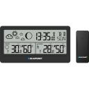 Blaupunkt Meteoroloģiskā stacija WS20BK, LCD, 3xAA baterijas, 2xAA ārējais sensors, melna, 230g