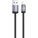 Tellur USB Lightning kaabel TLL155761, 1m, 3A, 480Mbit/s, USB Type-A, Lightning, must