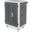 Digitus Ratiņi DN-45006, 30 USB, 4 ratiņi, 2 bremzes, melns, 126cm, 82.4cm, 65cm