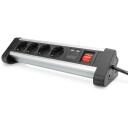 Digitus Kontori Pikaeriti DA-70614, 4xCEE 7/4, 2xUSB 5V/2A, 3680W, 16A, 1.5m kaabel