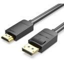 Vention DP uz HDMI kabelis 2M HADBH, 2m, 7mm, 30AWG, 1080p@60Hz, zelta kontakts, PVC apvalks