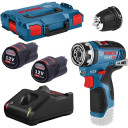 Akutrell GSR 12V-35 FC Professional, 12V, 2x3Ah, L-BOXX, 06019H3001 BOSCH