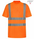 Hi-Vis T-mar&scaron;kiniai, PESSO, HVM_OR-L, CL2, oranžinė, L
