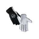 Перчатки из козьей кожи с нейлоновой поверхностью черного цвета, PREMIUM ASSEMBLY 11.izm MUZI