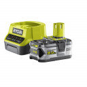 Akumulators + lādētājs 18V 1x 5.0Ah RC18120-150 RYOBI
