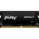 Kingston Fury Impact KF432S20IB/8, 8 GB, DDR4, 3200 MHz, SO-DIMM 260-pin, &uuml;hekordne, ODT, must PCB, CL20