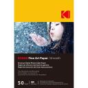 Kodak fotopaber 10x15 Fine Art Smooth 9891093, 230g/m&sup2;, 50 lehte, 102 &times; 152 mm, mat, sobib tindiprinteritele