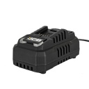 JCB JCB-18FC-45 Professional 18V greitasis įkroviklis JCB Li-Ion akumuliatoriams įkrauti 4.5A 100-240V Smart suderinamas su JCB 18V akumuliatoriais