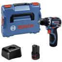 Bosch Akutoimelise puure- ja kruvikeeraja GSR 12V-32 06019N7002, 2x2.0Ah, 12.0V, 32Nm, 0.7kg, KickBack Control, t&ouml;&ouml;valgusti