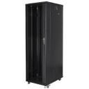 Lanberg Vaba seisev Rack 19 42U 800x800mm must FF01-8842-12B, 800kg, 4 ventilaatorit, IP20, klaasiduksed