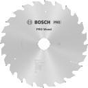 Ripzāģa disks 210x30mm Optiline Wood, Rokas ripzāģiem PRO WOOD RIPZĀĢA ASMENS, 2608640621, BOSCH