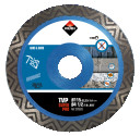 Dimanta disks TURBO VIPER TVP 115 mm, cietiem materiāliem, kods 30983, RUBI