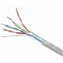 Gembird tīkla kabelis, CAT5e, FPC-5004E-SOL/100, 100m, 24 AWG, F/UTP (FTP), pelēks, RoHS