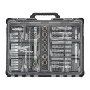 PACKOUT&trade; 63 GAB. &frac14;&Prime; UN &frac12;&Prime; UZGRIEŽŅATSLĒGU UN MUCIŅU KOMPLEKTS, PACKOUT 1/4" + 1/2" 63 PC RATCHET/SOCKET SET, 4932493661 MILWAUKEE