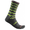 Velo zeķes UNLIMITED 18 Sock, izmērs: XXL, Dark Gray/Electric Lime, 8050949611975 CASTELLI