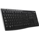 Logitech Klaviatūra K270 920-003738, belaidė, QWERTY, 2.4 GHz, 10 m, 24 mėnesių baterijos veikimo laikas, juoda