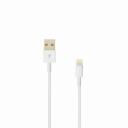 Sbox USB kabelis IPH7/R, 1m, balta, USB A M, Lightning M, līdz 480 Mbit/s, pīts kabelis: Nē