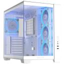 Asus Datora korpuss A32 PLUS TG ARGB WHITE 90DC00S3-B19000, 435mm, 285mm, 390mm, 3x2.5" bays, 2x3.5" bays