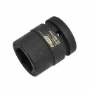 1" HEX IMPACT SOCKET BIT 30mm, CrMo tērauds, melna oksīda apdare, AW38905BL, AWTOOLS