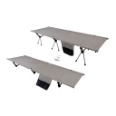 Kempinga gulta 'Lifted', BasicNature, R591515, ultralga, 2 augstumi, 150 kg, 190 x 65 cm