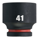 SHOCKWAVE&trade; IMPACT DUTY TRIECIENIZTURĪGAS UZGRIEŽŅU MUCIŅAS, 41 MM 3/4" IMPACT SOCKET STD - 1PC, 4932480375 MILWAUKEE