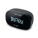 Muse pulksteņradio M-150 CDB, AC 100-240 V, DAB/DAB+/FM 20 iepriek&scaron; iestatītas stacijas, AUX ieeja, LCD displejs, 2 modinātāji