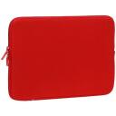Rivacase MacBook 13" Korpusas 5123RED, neoprenas, 13.3", raudonas, suderinamas su MacBook Air/Pro 13