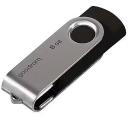 Goodram UTS2 USB m&auml;lupulk, UTS2-0080K0R11, 8 GB, USB 2.0, 20 MB/s, 5 MB/s, must