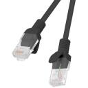 Lanberg patch kaabel CAT.6 UTP PCU6-10CC-2000-BK, 20 m, must, RJ-45, UTP, keerdpaar, HDPE isolaator
