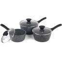 Salter Sautē&scaron;anas katliņ&scaron; BW11460BRMFOB, 16/18/20cm, alumīnijs, mīksts rokturis, saderīgs ar indukciju, Thermo-Spot