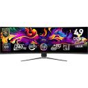 MSI MPG 491CQPX QD-OLED, 49", 5120 x 1440, 240 Hz, 0,03 ms, 1500000:1, 250 cd/m&sup2;, USB centras, i&scaron;lenktas