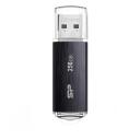 Silicon Power Blaze B02 Pendrive, SP256GBUF3B02V1K, 256 GB, USB Type-A, 3.2 Gen 1, 256-bit AES, must