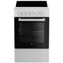 Beko Keraminė viryklė FSS57000GW, 4 degikliai, 60l, 7700w, A, lengva valyti, grilis, kepimo skarda, saugojimas